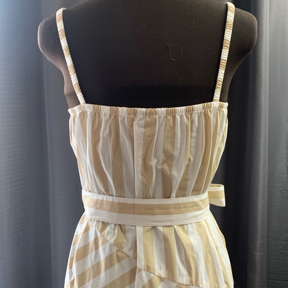 Gap Maxi Dress beige and white stripe - Picture 6 of 9